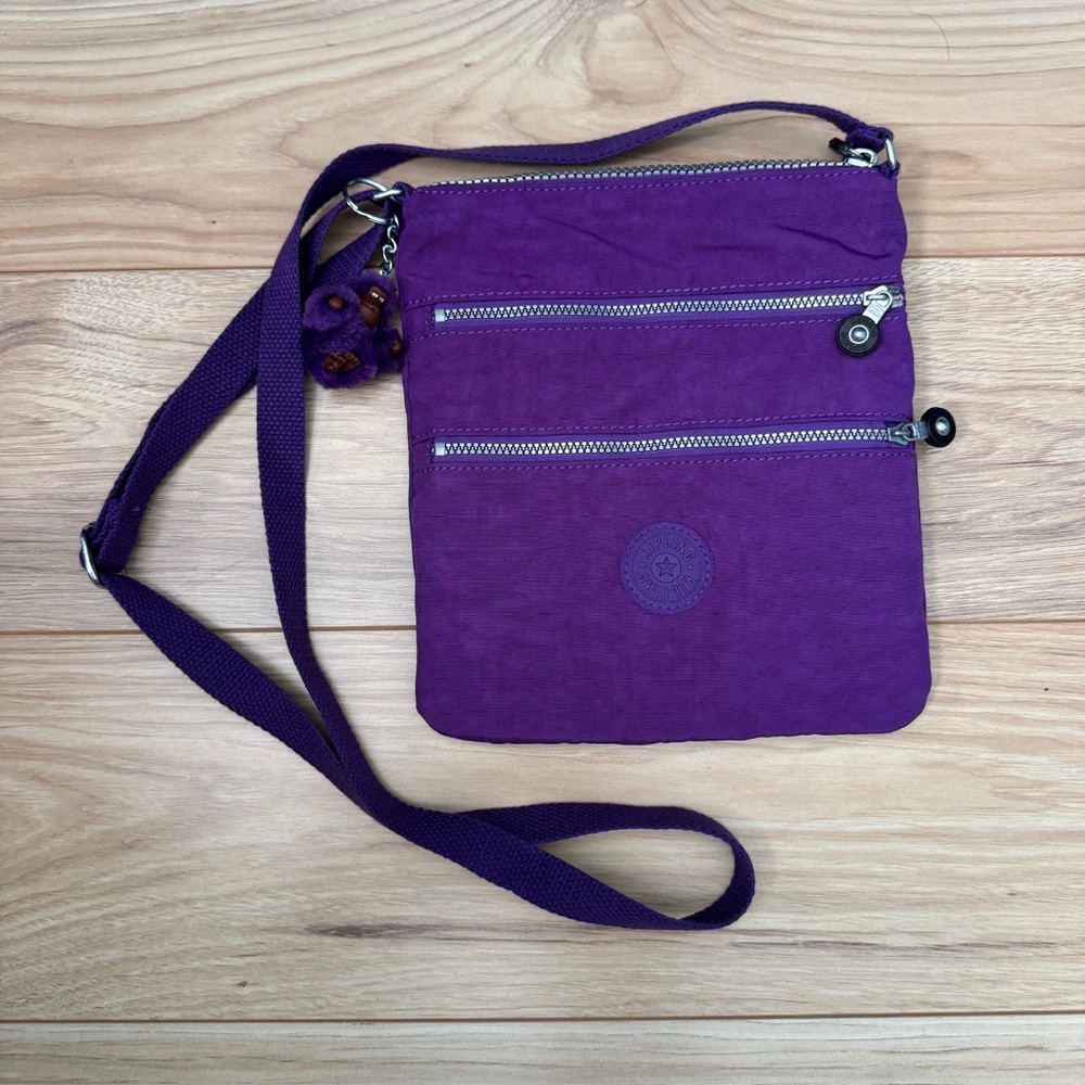 Kipling Vibrant Purple Crossbody Bag